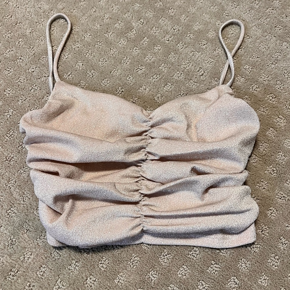 Gold women’s size 6 princess polly tank top